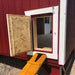 Little Cottage Company - Gambrel Barn Chicken Coop - Zoom in View of Chicken Coop Door