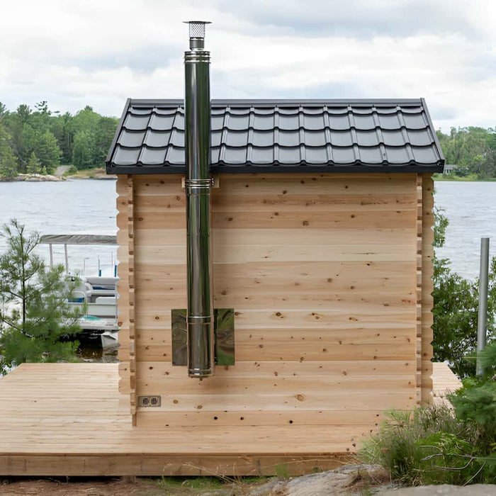 Dundalk - Canadian Timber Georgian Cabin Sauna - Side View