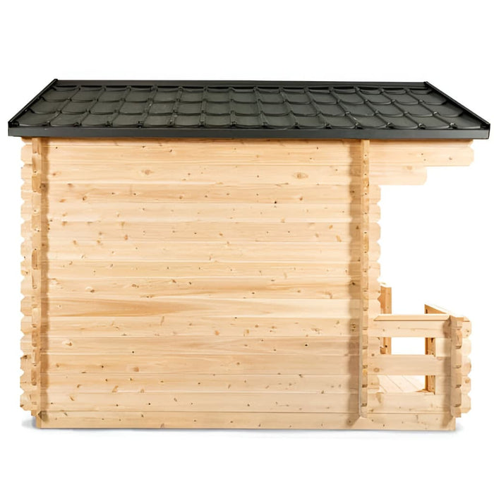 Dundalk - Canadian Timber Georgian Cabin Sauna with Porch - Side