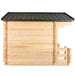 Dundalk - Canadian Timber Georgian Cabin Sauna with Porch - Side