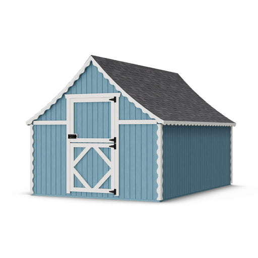 Little Cottage Company - The Gingerbread Cottage Playhouse Kit - Back