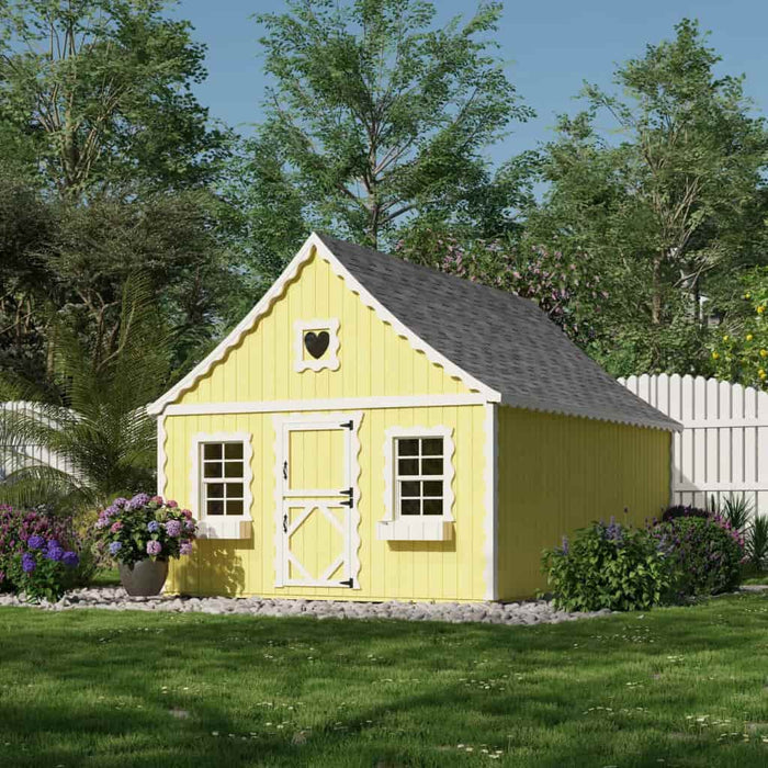 Little Cottage Company - The Gingerbread Cottage Playhouse Kit - View