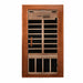 Golden Designs Dynamic Avila Elite 1-2-Person FAR Infrared Sauna with Ultra Low EMF in Canadian Hemlock - Front