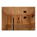 Golden Designs Copenhagen Edition 3-Person Traditional Steam Sauna in Canadian Red Cedar - Interior
