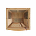 Golden Designs Dynamic Barcelona 1-2-person FAR Infrared Sauna with Low EMF in Canadian Hemlock - Top