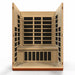 Golden Designs Dynamic Bellagio 3-Person FAR Infrared Sauna with Low EMF in Canadian Hemlock - Interior
