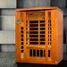 Golden Designs Dynamic Bellagio 3-Person FAR Infrared Sauna with Low EMF in Canadian Hemlock - Overview