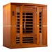 Golden Designs Dynamic Bergamo 4-Person FAR Infrared Sauna with Low EMF in Canadian Hemlock - Main