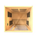 Golden Designs Dynamic Cordoba 2-Person FAR Infrared Sauna with Low EMF in Canadian Hemlock - Top