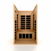 Golden Designs Dynamic Gracia 1-2-Person FAR Infrared Sauna with Low EMF in Canadian Hemlock - Interior