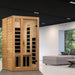 Golden Designs Dynamic Gracia 1-2-Person FAR Infrared Sauna with Low EMF in Canadian Hemlock - Overview