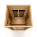 Golden Designs Dynamic Gracia 1-2-Person FAR Infrared Sauna with Low EMF in Canadian Hemlock - Semi