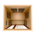 Golden Designs Dynamic Gracia 1-2-Person FAR Infrared Sauna with Low EMF in Canadian Hemlock - Top