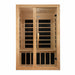 Golden Designs Dynamic Santiago 2-Person FAR Infrared Sauna with Low EMF in Canadian Hemlock - Front