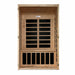 Golden Designs Dynamic Santiago 2-Person FAR Infrared Sauna with Low EMF in Canadian Hemlock - Interior