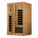Golden Designs Dynamic Santiago 2-Person FAR Infrared Sauna with Low EMF in Canadian Hemlock - Side