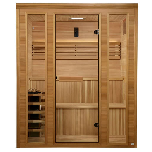 Golden Designs Engelberg 6-Person Traditional Steam Sauna - Front