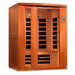 Golden Designs Dynamic Lugano Elite 3-Person FAR Infrared Sauna with Ultra Low EMF in Canadian Hemlock