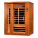 Golden Designs Dynamic Lugano Elite 3-Person FAR Infrared Sauna with Ultra Low EMF in Canadian Hemlock