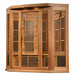 Golden Designs Maxxus Avignon Edition Corner 3-Person FAR Infrared Sauna Near Zero EMF in Canadian Red Cedar - Side