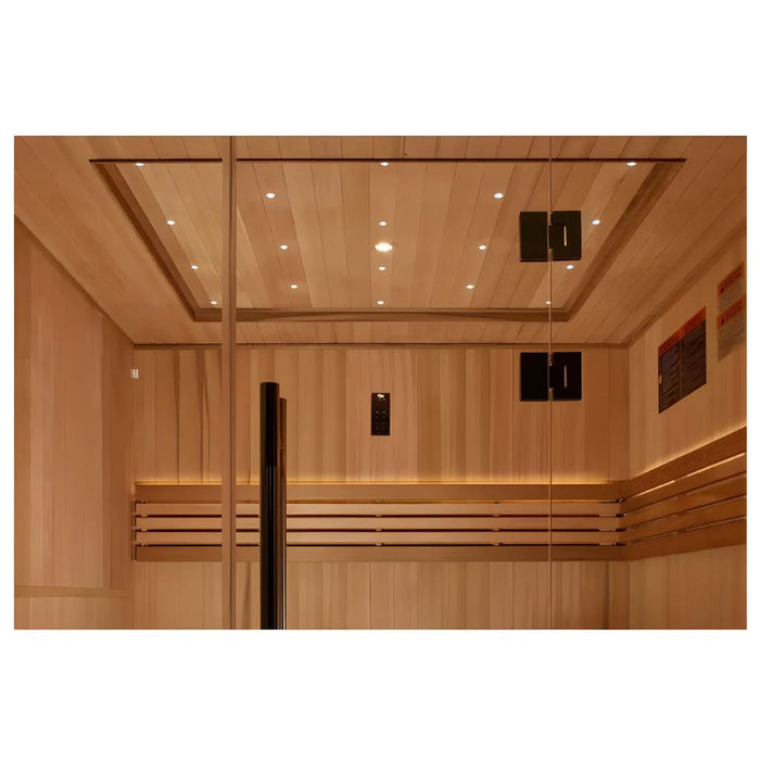Golden Designs Osla Edition 6-Person Traditional Sauna - Interior