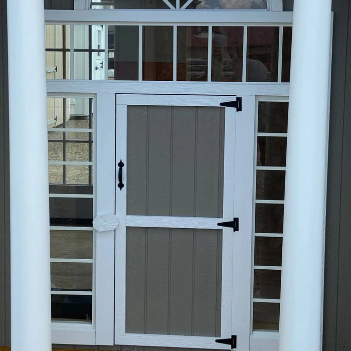 Little Cottage Company - The Grand Portico Mansion Playhouse Kit - Child Door
