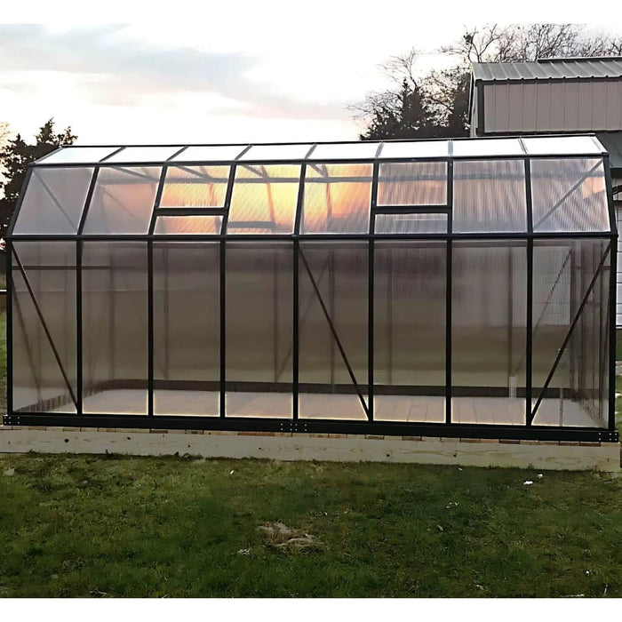 Grandio - Elite 8x16 Greenhouse Kit - Side View