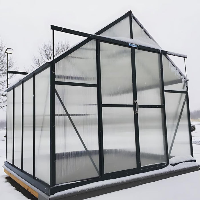 Grandio - Ascent 8x8 Greenhouse kit - in Snow