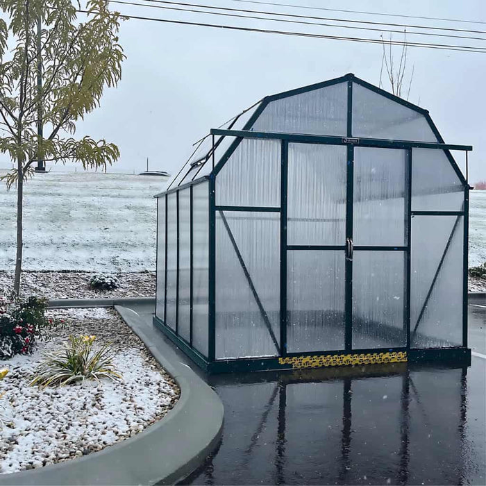 Grandio - Elite 8x8 Greenhouse Kit - in Rain and Snow