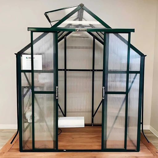 Grandio Greenhouses - Element 6x4 Greenhouse Kit - Front