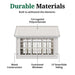 Little Cottage Co. 8x12 Colonial Gable Greenhouse materials view