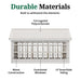 Little Cottage Co. 8x16 Colonial Gable Greenhouse materials view
