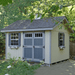 EZ-Fit 10x16 Heritage Shed Kit exterior view