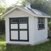 EZ-Fit - Homestead Shed Kit - Quick-Ship - White with Cupola