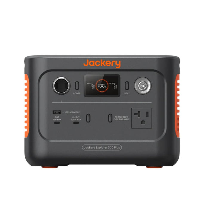 Jackery - Explorer 300 Plus Portable Power Station - Front