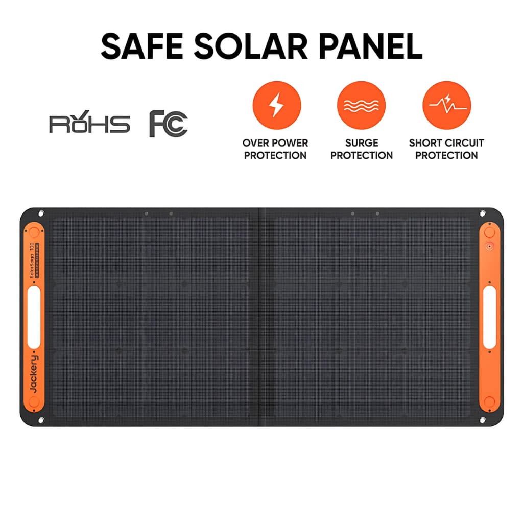100W Solar Panel | Jackery SolarSaga 100 100W Solar Panel | Jackery SolarSaga 100