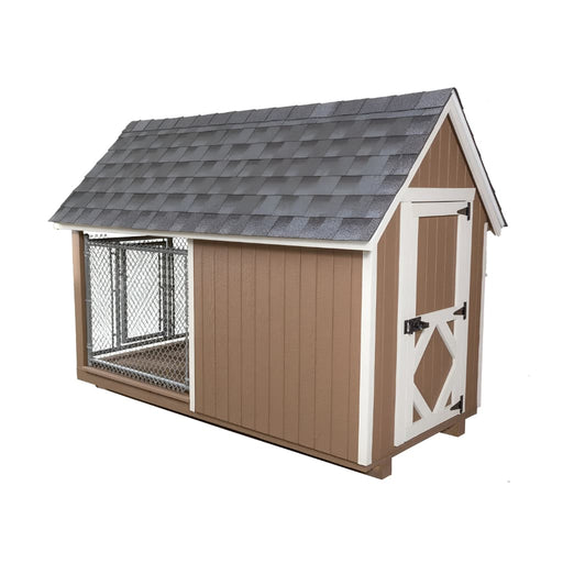 Little Cottage Company - Jr Dog Kennel Panelized Kit - Isolated Back