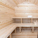 Dundalk - Canadian Timber Georgian Cabin Sauna with Porch - Bench