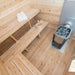 Dundalk - Canadian Timber Georgian Cabin Sauna with Porch - with Harvia Heater Top VIew