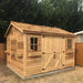 Cedarshed - Longhouse Gable Style Double Door Shed Kit - Fully Assembled