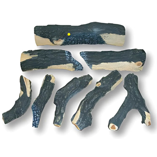 Master Flame Charred Split Oak Log