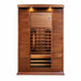 Golden Designs Maxxus 2-Person Full Spectrum Infrared Sauna with Near Zero EMF in Canadian Red Cedar - Front