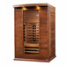 Golden Designs Maxxus 2-Person Full Spectrum Infrared Sauna with Near Zero EMF in Canadian Red Cedar - Side