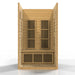 Golden Designs Maxxus Seattle 2-Person FAR Infrared Sauna with Low EMF in Canadian Hemlock - Interior
