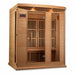 Golden Designs Maxxus 3-Person FAR Infrared Sauna with Low EMF in Canadian Hemlock - Main