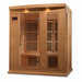 Golden Designs Maxxus 3-Person FAR Infrared Sauna with Low EMF in Canadian Hemlock - Side