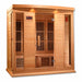 Golden Designs Maxxus 4-Person FAR Infrared Sauna with Low EMF in Canadian Hemlock - Main