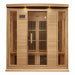 Golden Designs Maxxus 4-Person FAR Infrared Sauna with Near Zero EMF in Canadian Hemlock - Front