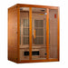 Golden Designs Maxxus "Alpine" Dual Tech 3-Person FAR Infrared Sauna with Low EMF in Canadian Hemlock - Main
