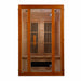 Golden Designs Maxxus Aspen Dual Tech 2-Person FAR Infrared Sauna with Low EMF in Canadian Hemlock - Front